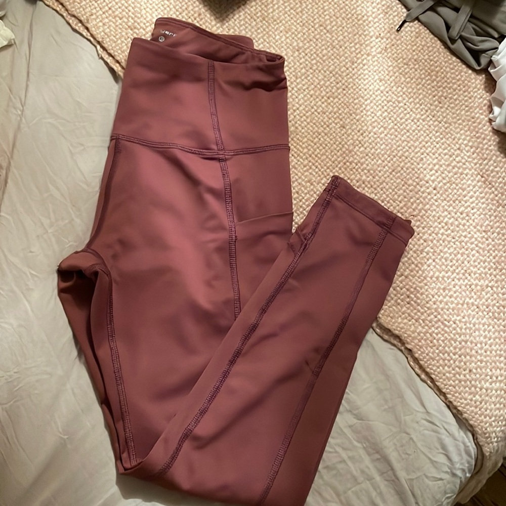 Layers 8 brand, purplish red color, very flattering/ makes your butt pop